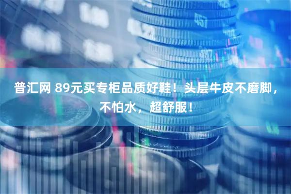 普汇网 89元买专柜品质好鞋！头层牛皮不磨脚，不怕水，超舒服！
